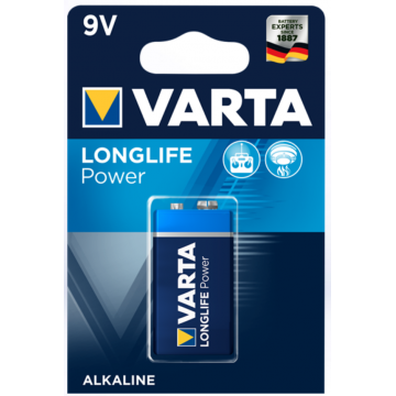 Batteria 9V Varta Alkalina Power